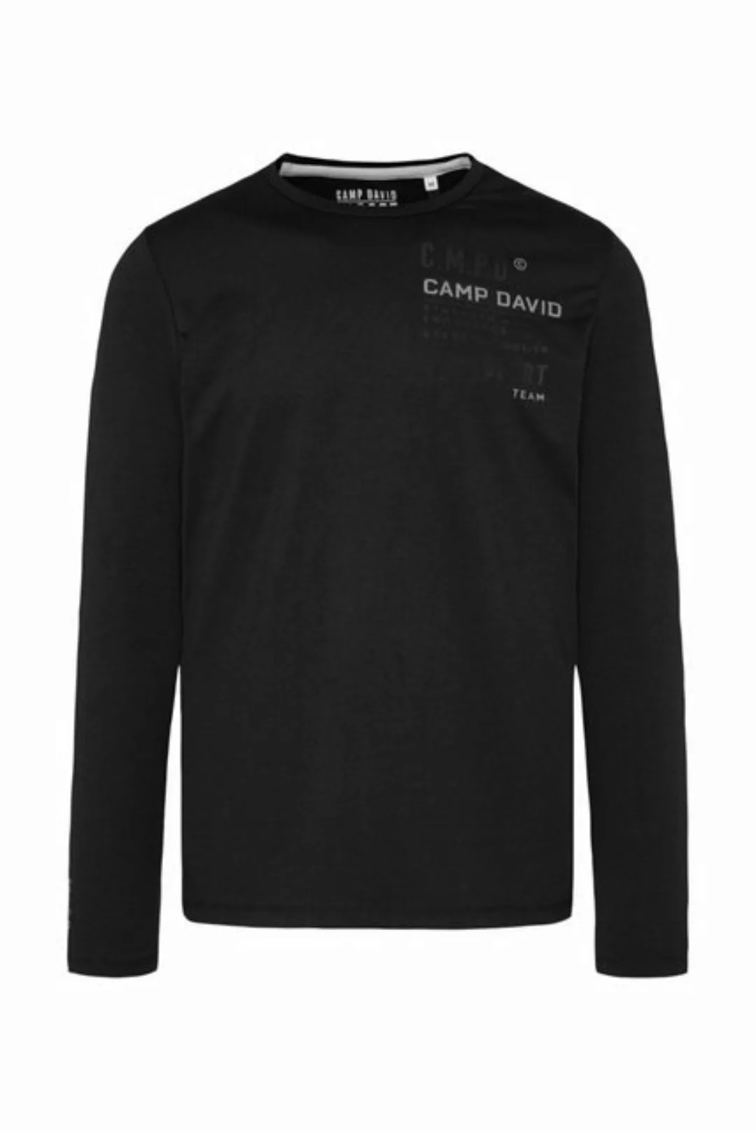 CAMP DAVID Langarmshirt mit Baumwolle günstig online kaufen