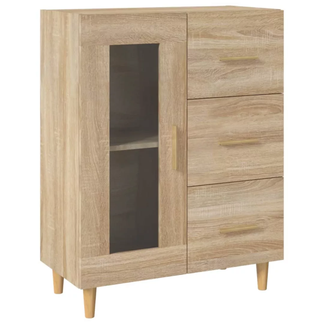 Vidaxl Sideboard Sonoma-eiche 69,5x34x90 Cm Holzwerkstoff günstig online kaufen