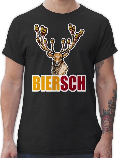 Shirtracer T-Shirt Biersch - Bier und Hirsch Mode für Oktoberfest Herren günstig online kaufen