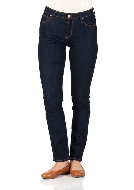 Lee Damen Jeans Elly - Slim Fit - Blau - One Wash günstig online kaufen