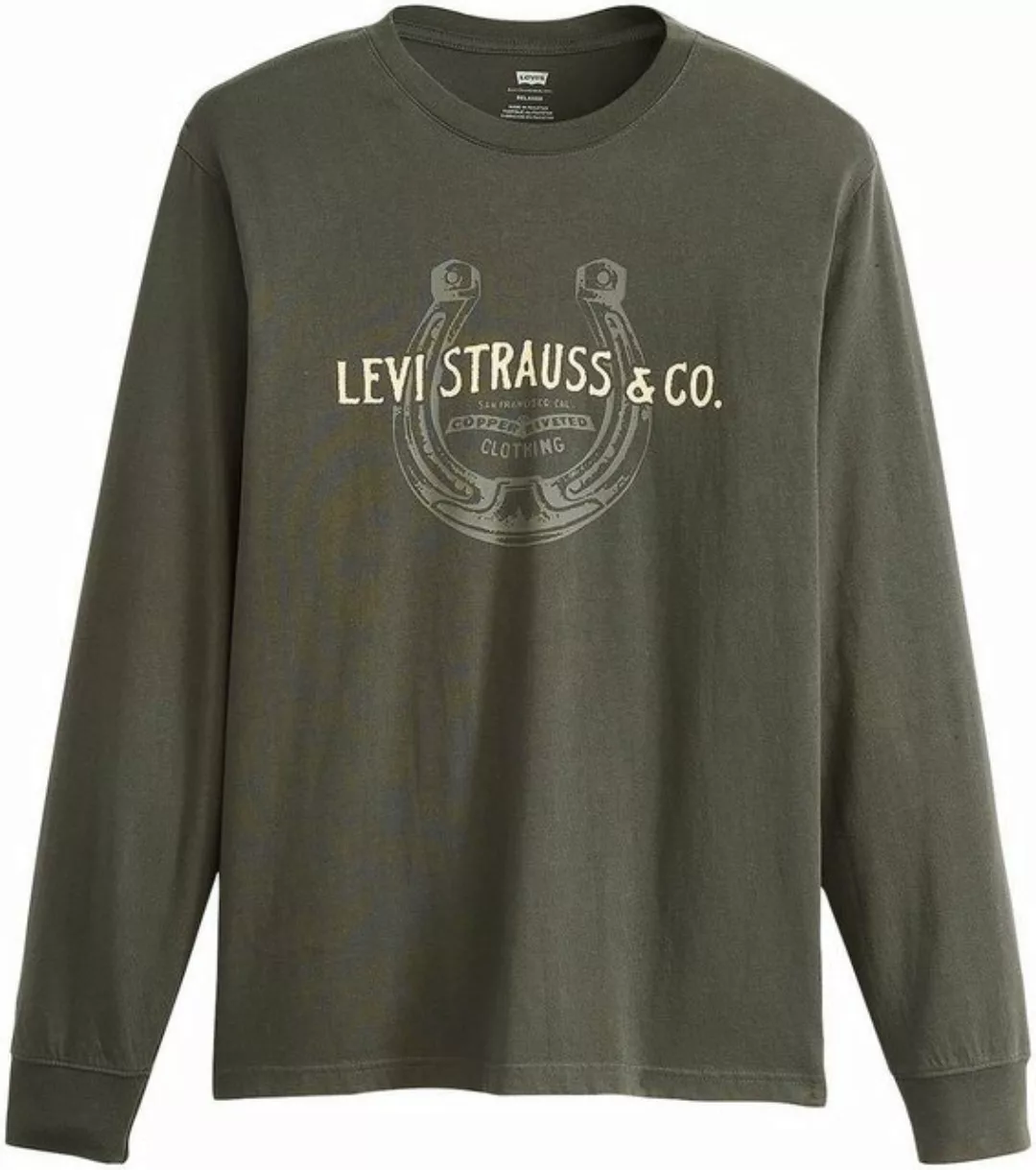 Levi's® Langarmshirt RELAXED LS GRAPHIC TEE mit Logo Druck günstig online kaufen