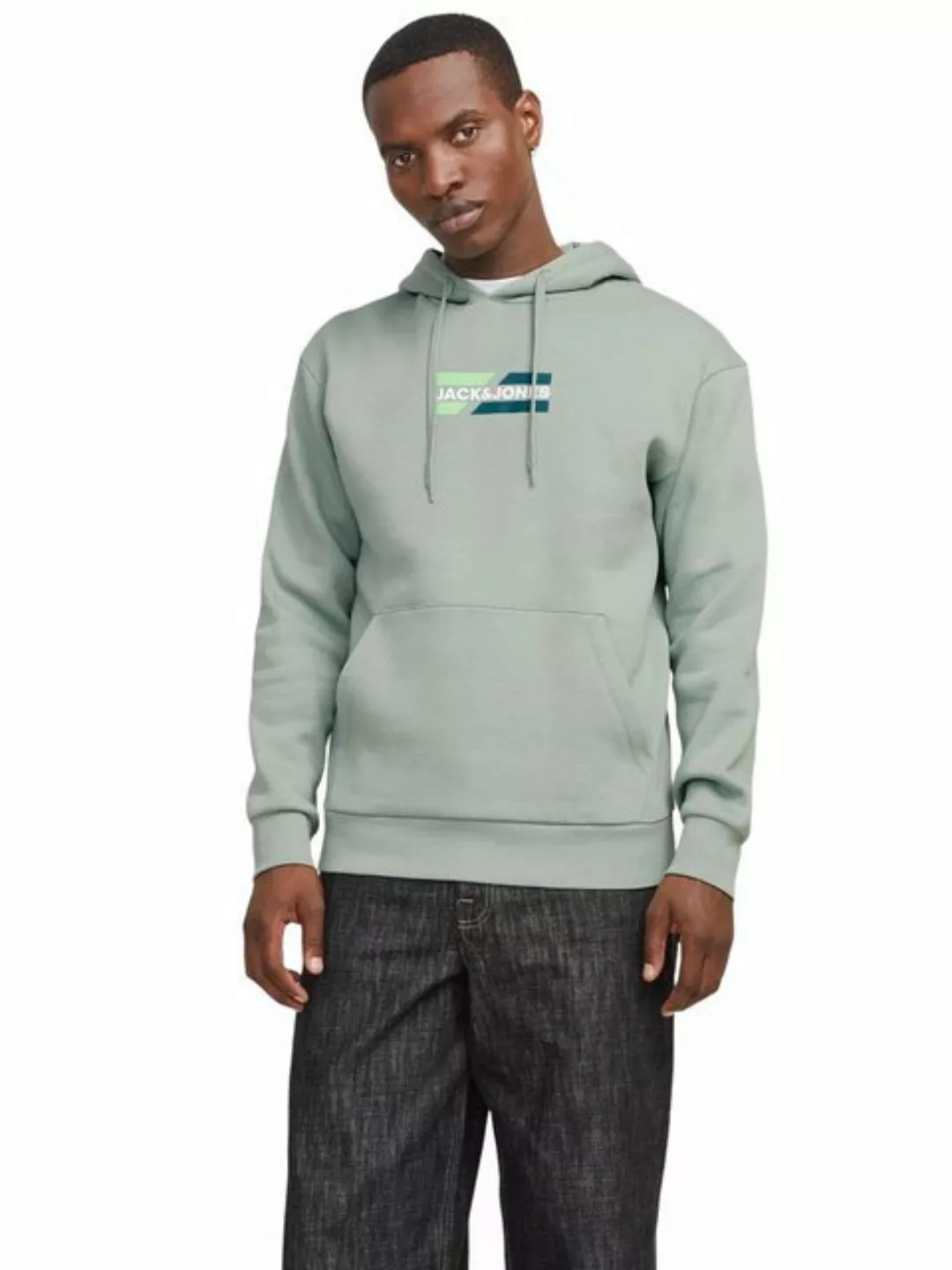 Jack & Jones Kapuzensweatshirt "JJECORP GRAPHIC SWEAT HOOD NOOS", mit Logo günstig online kaufen