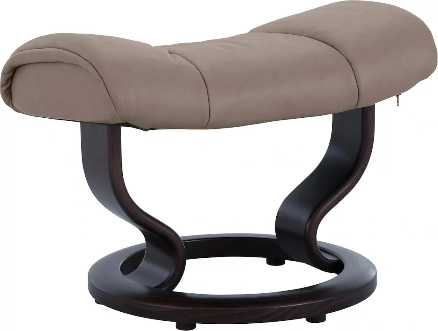 Stressless Hocker "Ruby", mit Classic Base, Gestell Eiche, Wenge, Braun & S günstig online kaufen