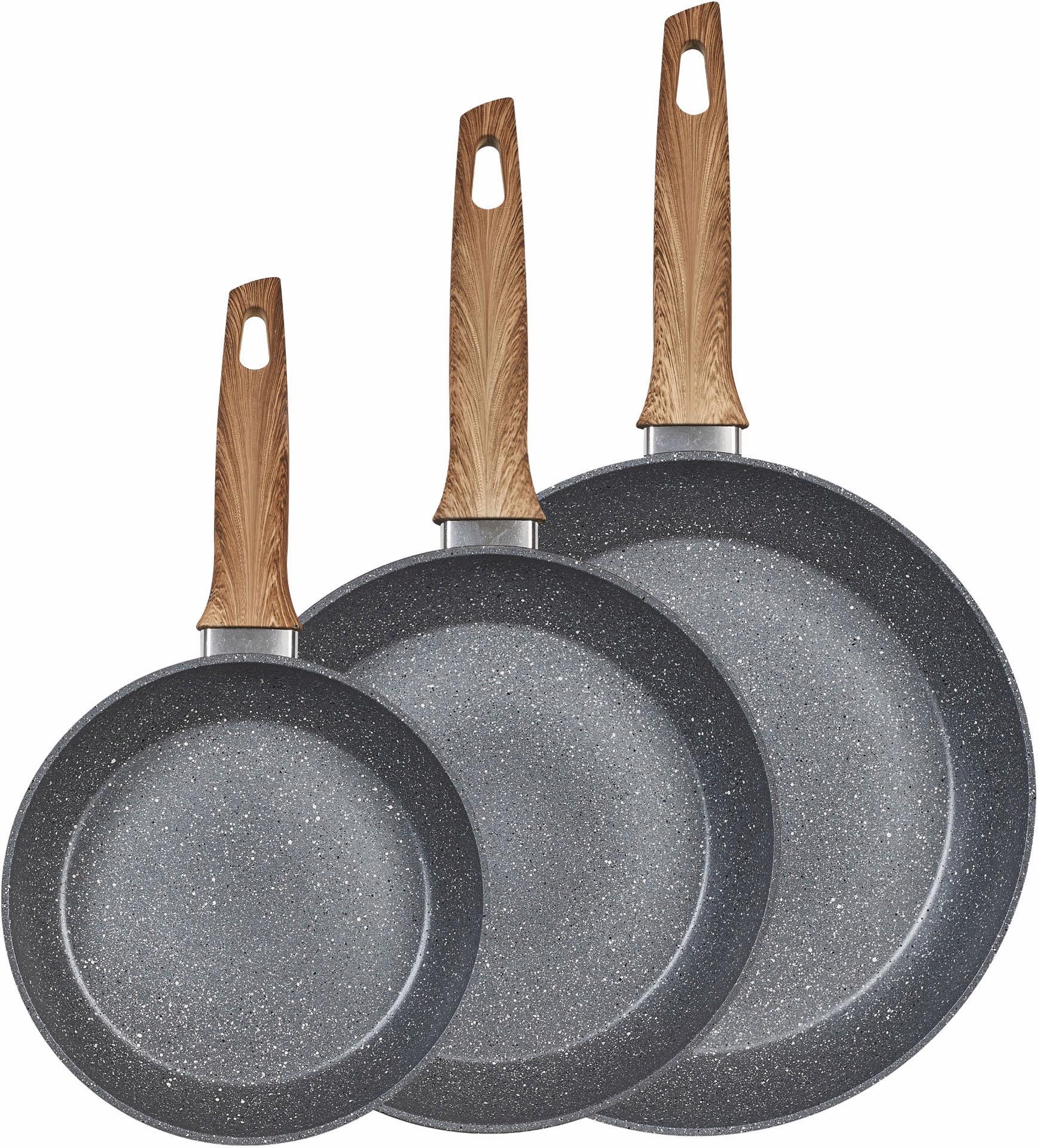 KING Pfannen-Set »Essential«, Aluminium, (Set, 3 tlg., 1x Bratpfanne Ø 20 c günstig online kaufen