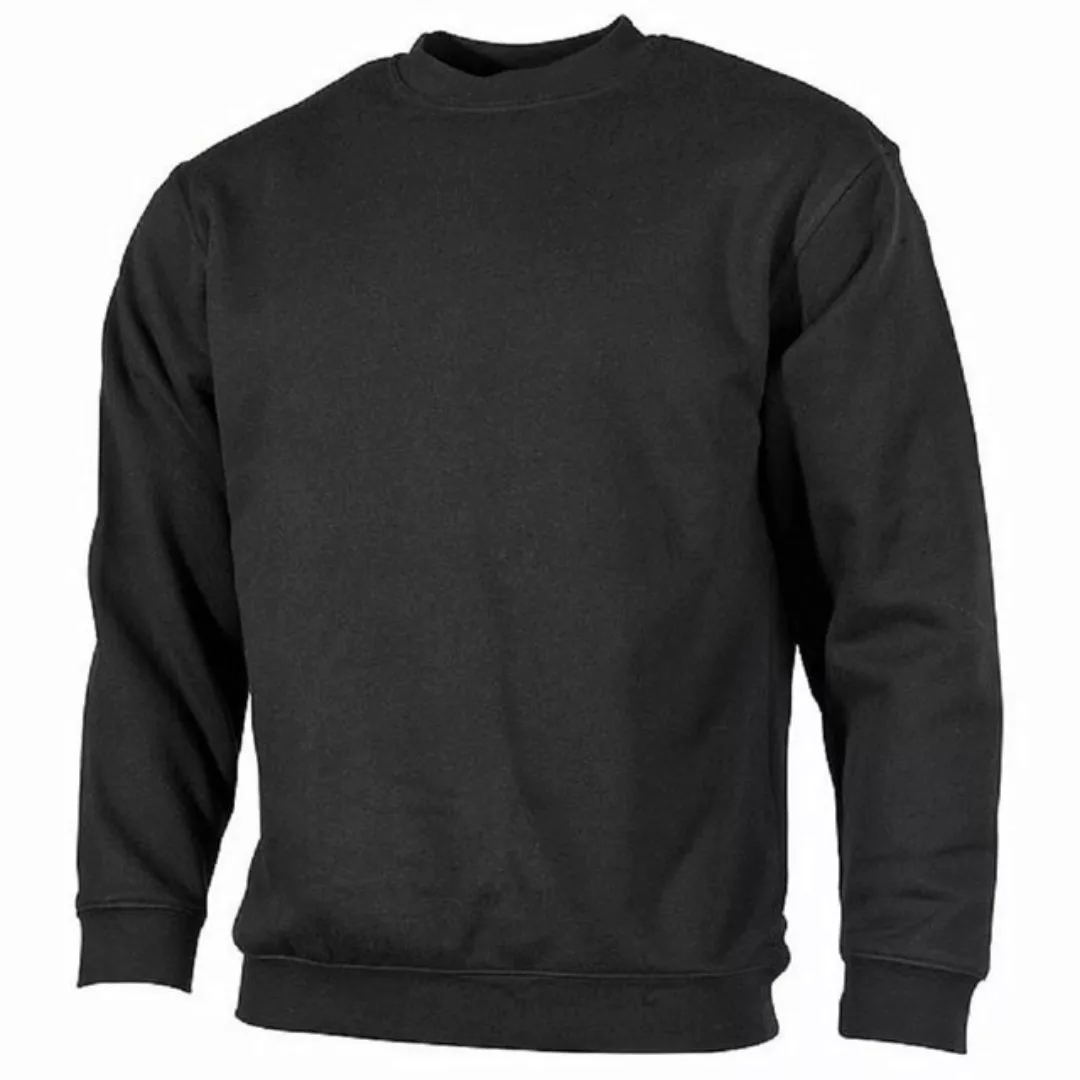 MFH Langarmshirt Sweatshirt, schwarz, "PC", 340g/m² - M (1-tlg) günstig online kaufen