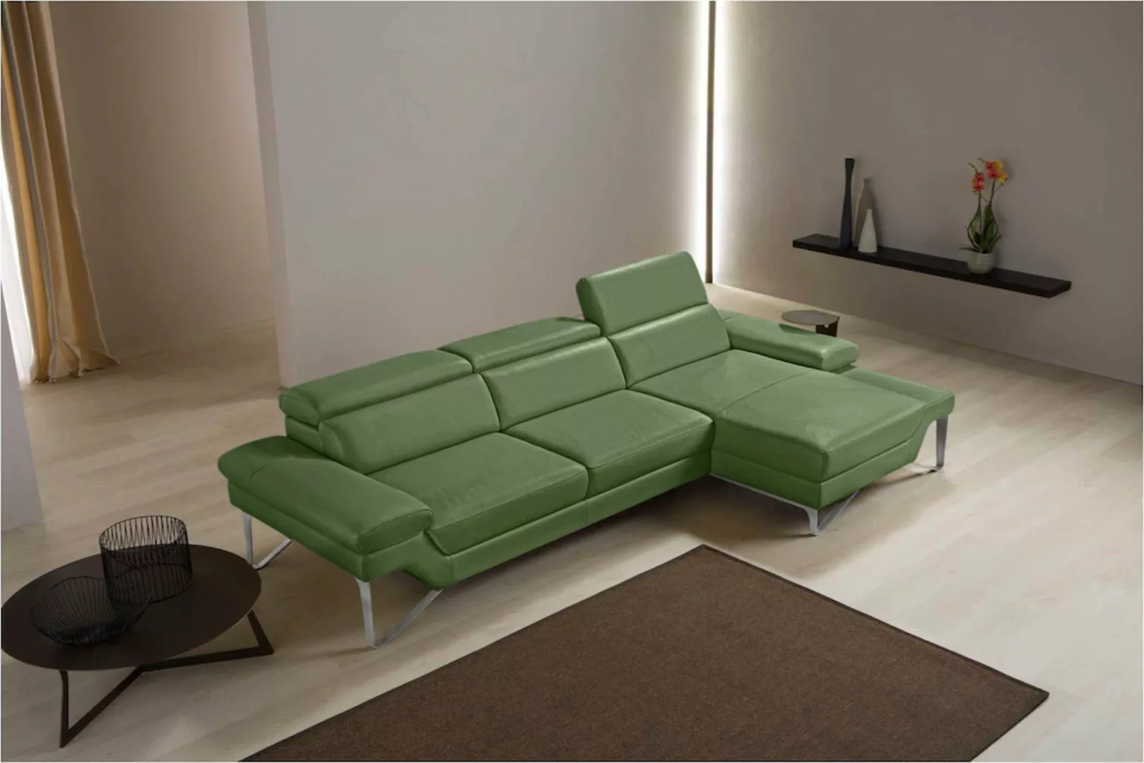 Egoitaliano Ecksofa »Princess, elegantes Designsofa mit erstklassigem Sitzk günstig online kaufen