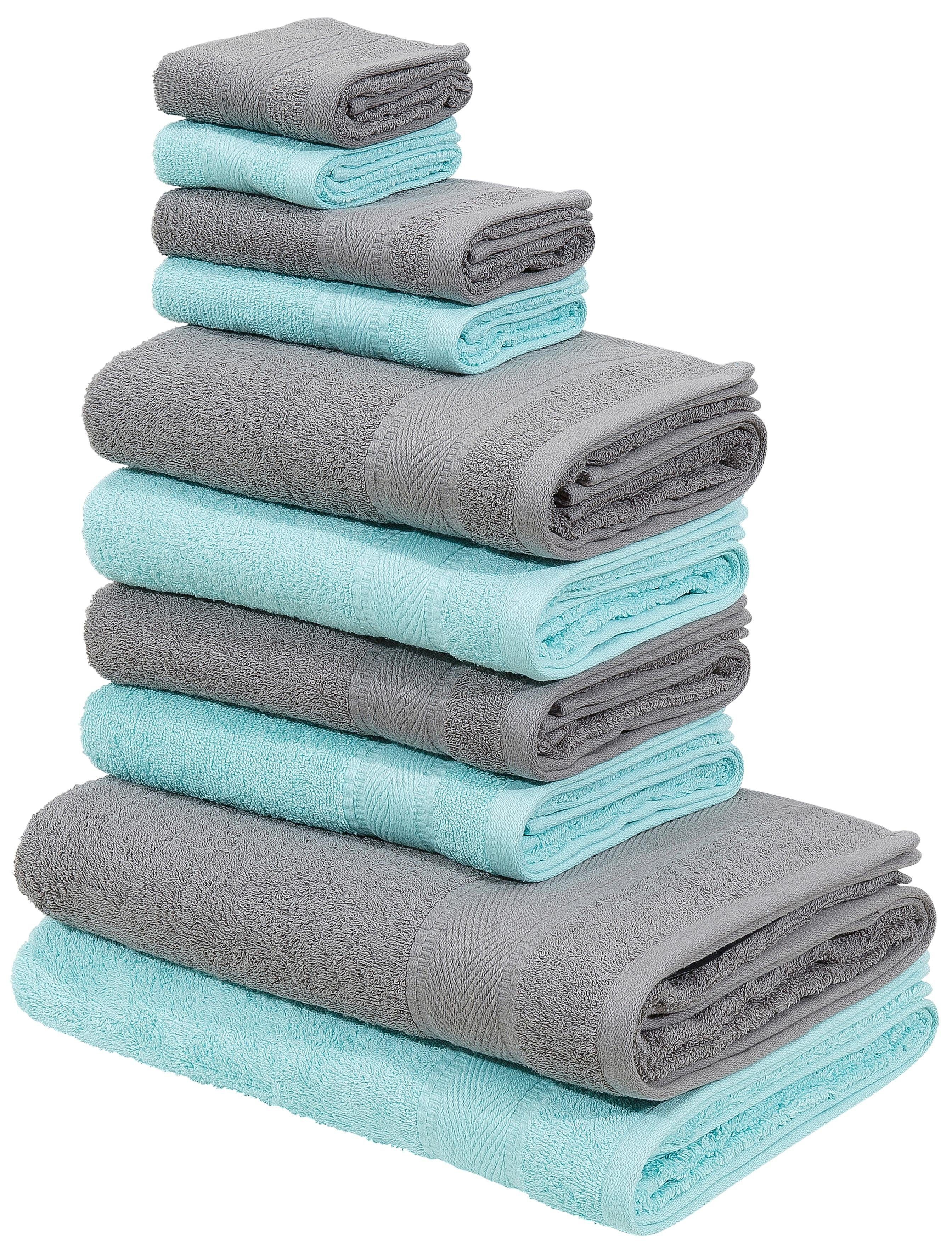 my home Handtuch Set Afri, Duschtücher, günstig online kaufen