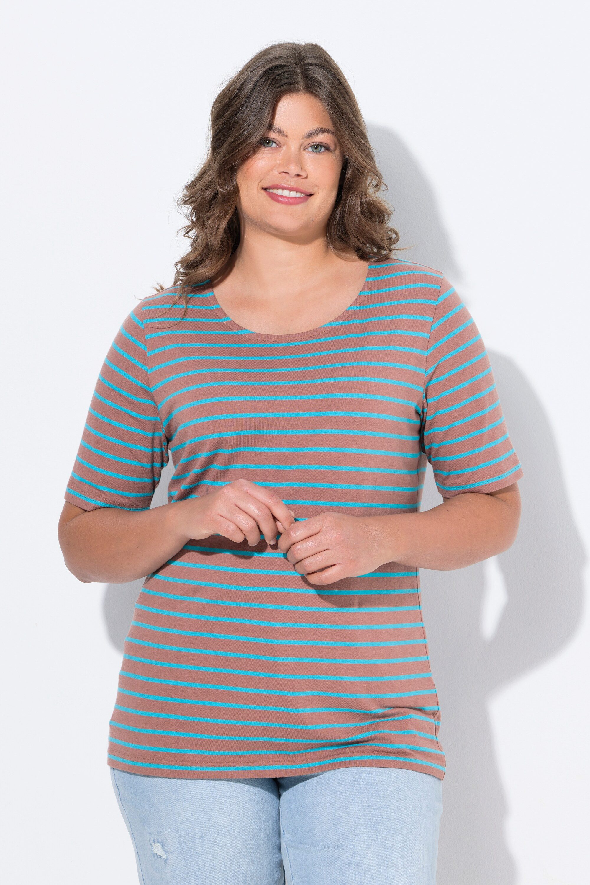 Laurasøn T-Shirt Ringelshirt Rundhals 1/2-Arm günstig online kaufen