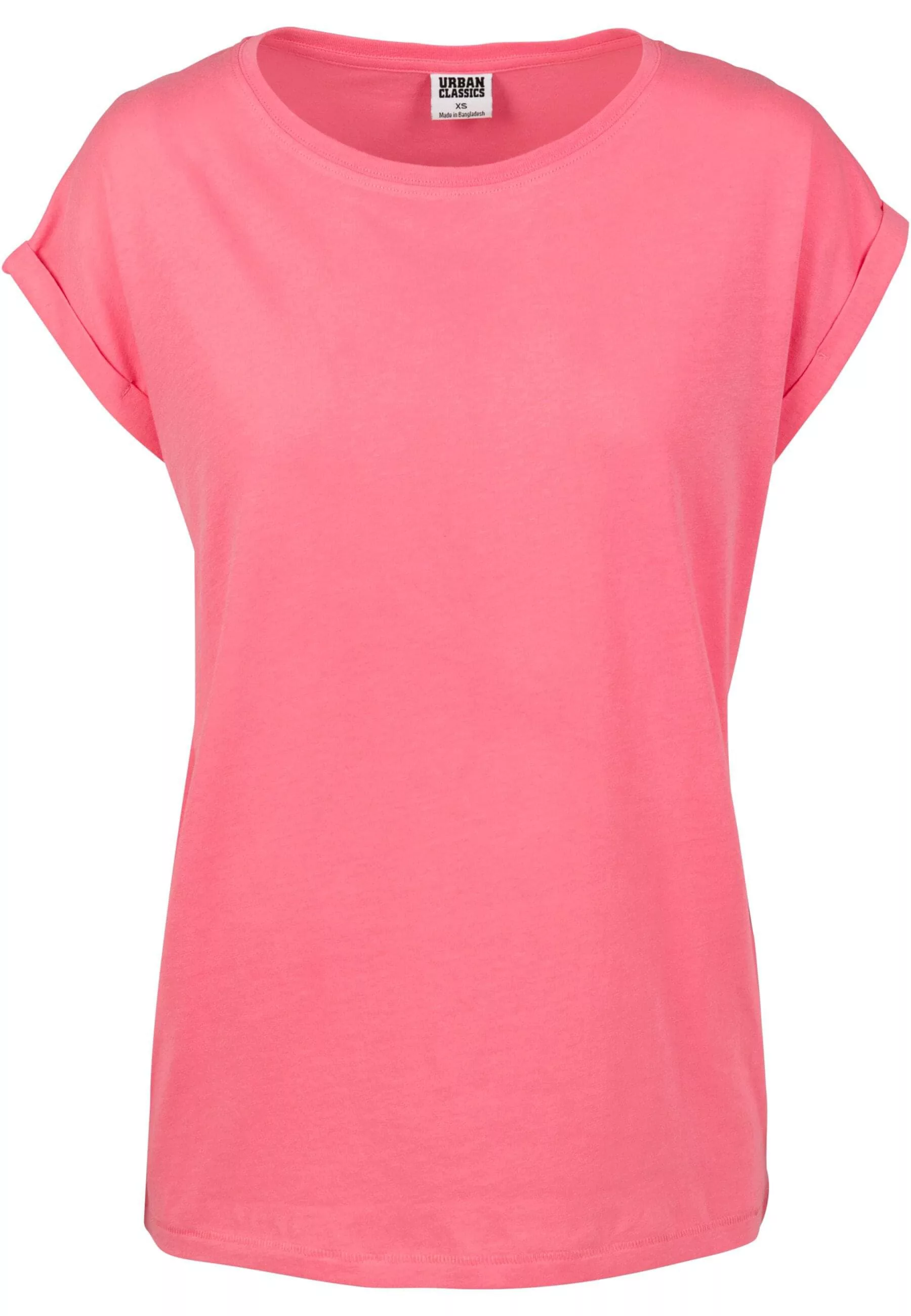 URBAN CLASSICS Kurzarmshirt "Urban Classics Damen Ladies Extended Shoulder günstig online kaufen