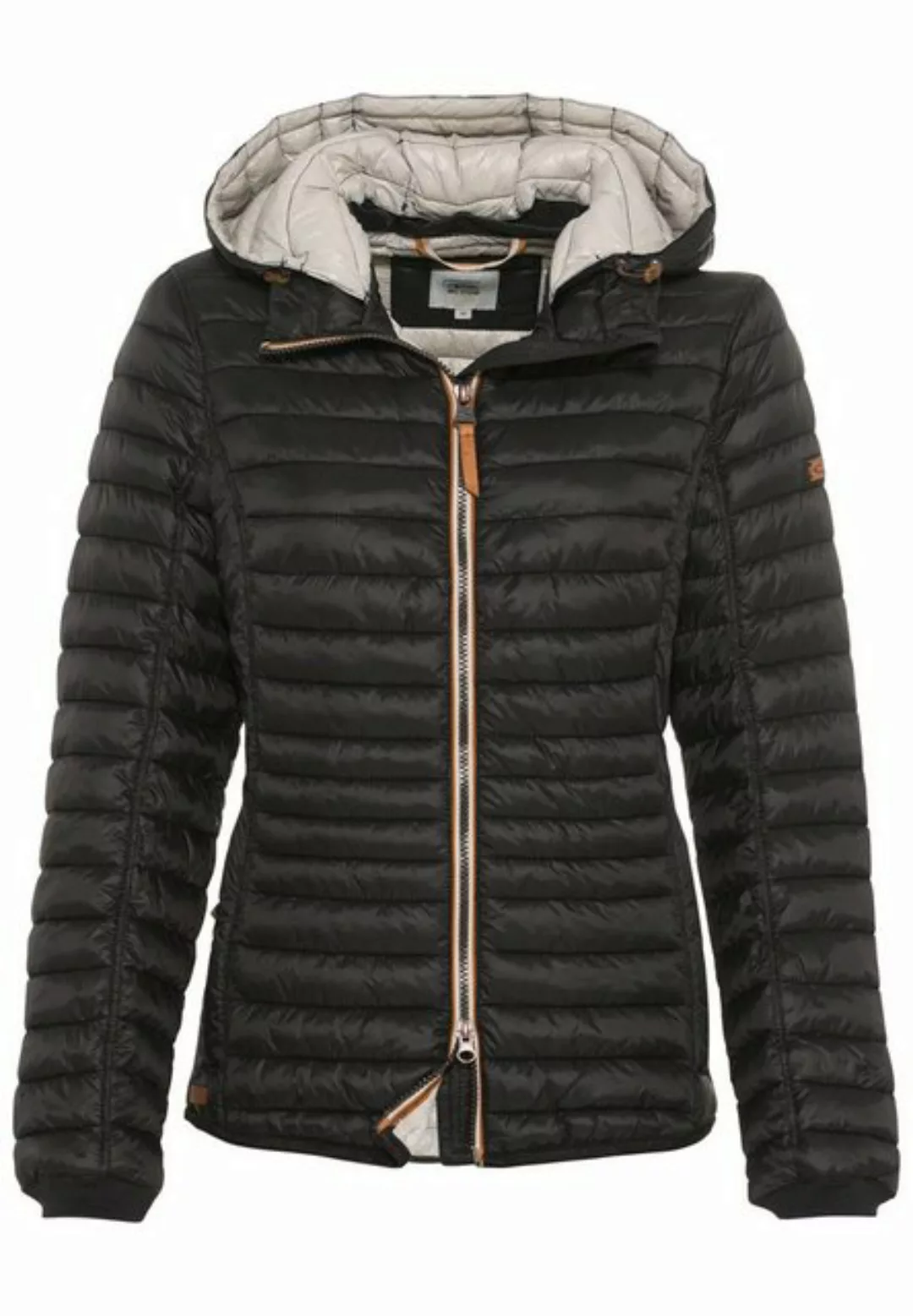 camel active Langmantel Steppjacke Schwarz günstig online kaufen