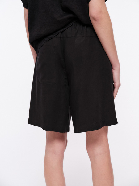 Shorts Mit Elastischem Bund | Tencel & Leinen günstig online kaufen