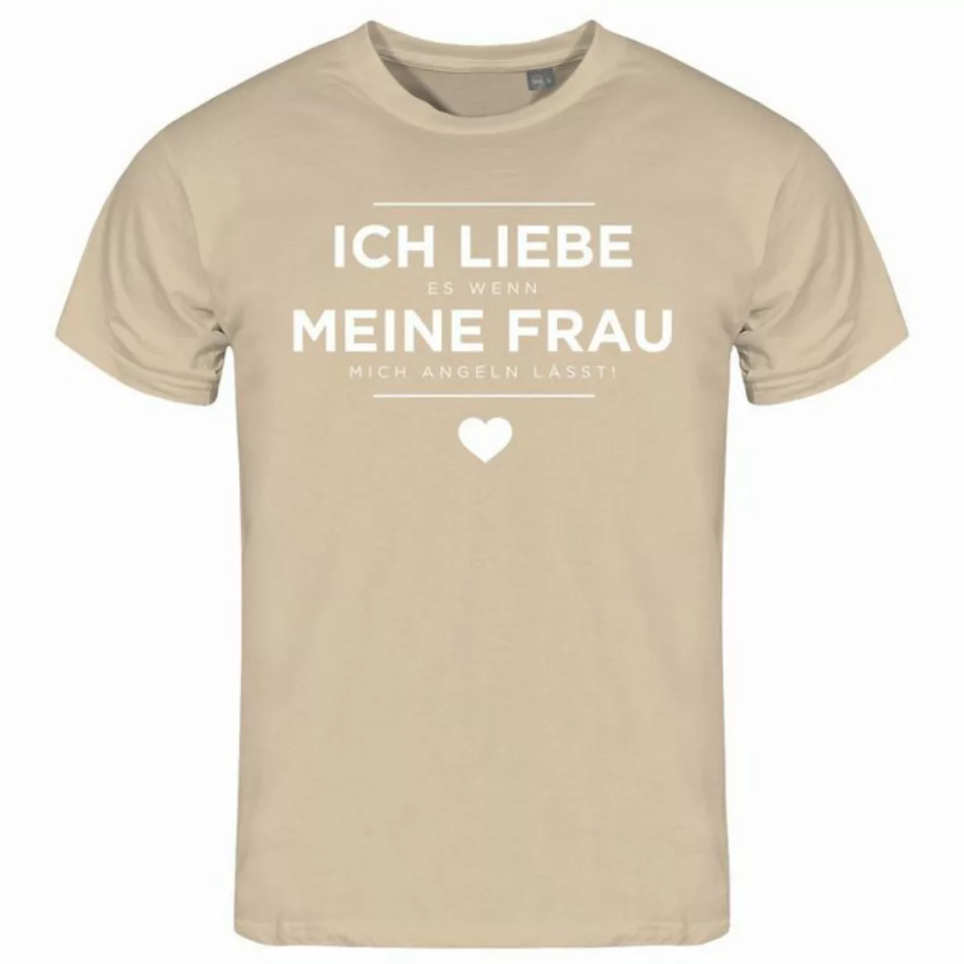 deinshirt Print-Shirt Herren T-Shirt Ich liebe es wenn meine Frau mich ange günstig online kaufen