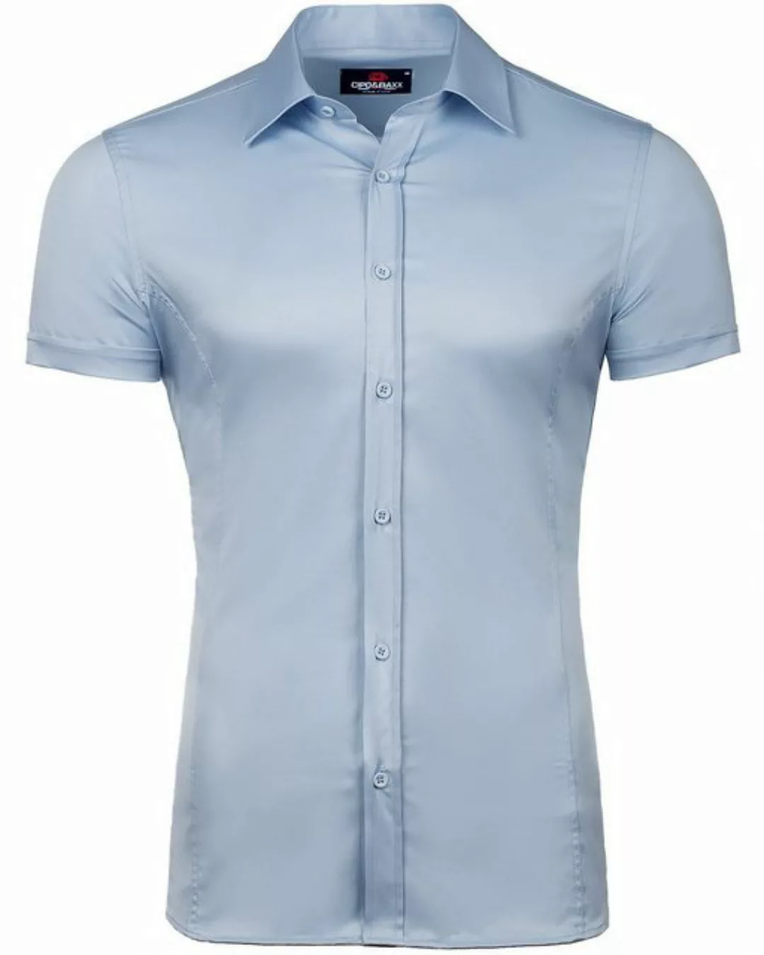 Cipo & Baxx Kurzarmhemd Buisnesshemd Slim Fit (1-tlg) im klassischen Design günstig online kaufen