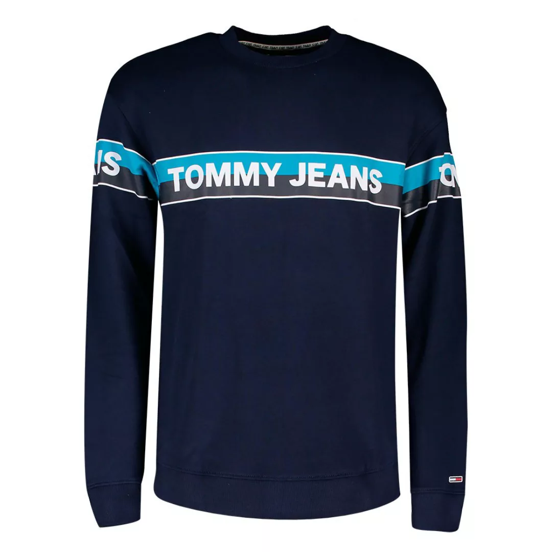 Tommy Jeans Band Logo Crew Neck Sweatshirt M Twilight Navy günstig online kaufen