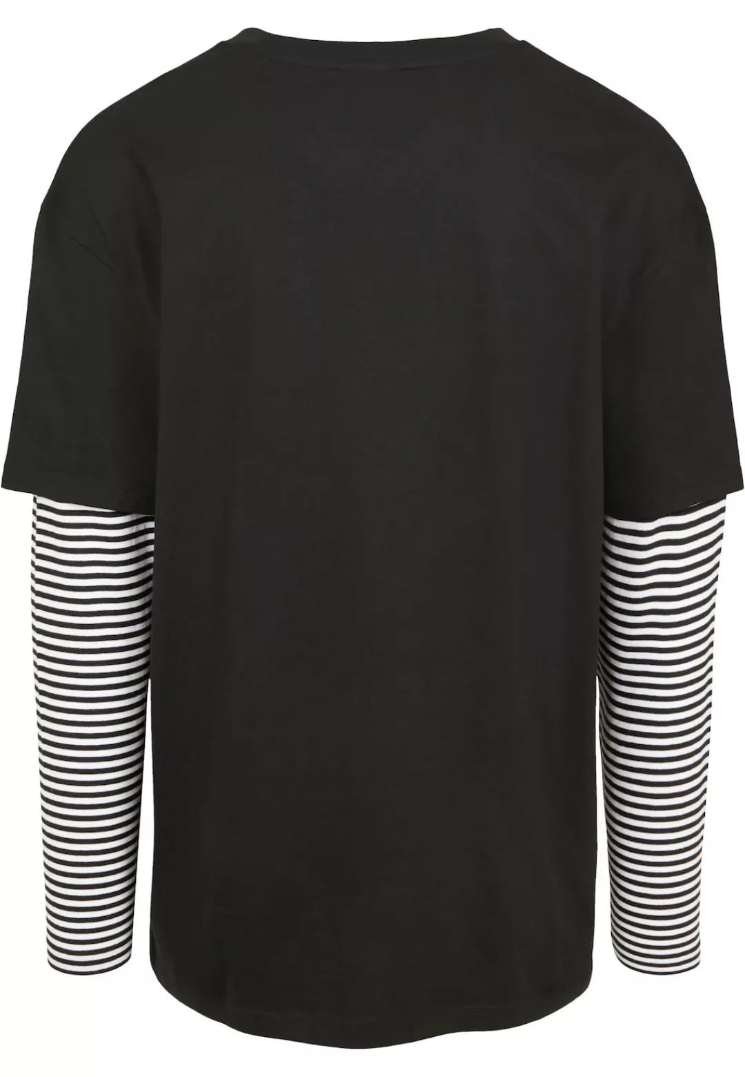 URBAN CLASSICS Longsleeve "Urban Classics Herren Oversized Double Layer Str günstig online kaufen