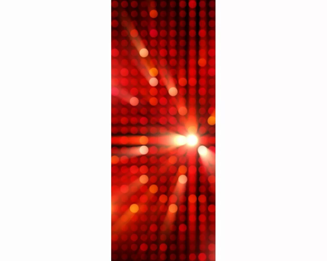 Dekopanel "Rotes Licht" 1,00x2,50 m / Glattvlies Brillant günstig online kaufen