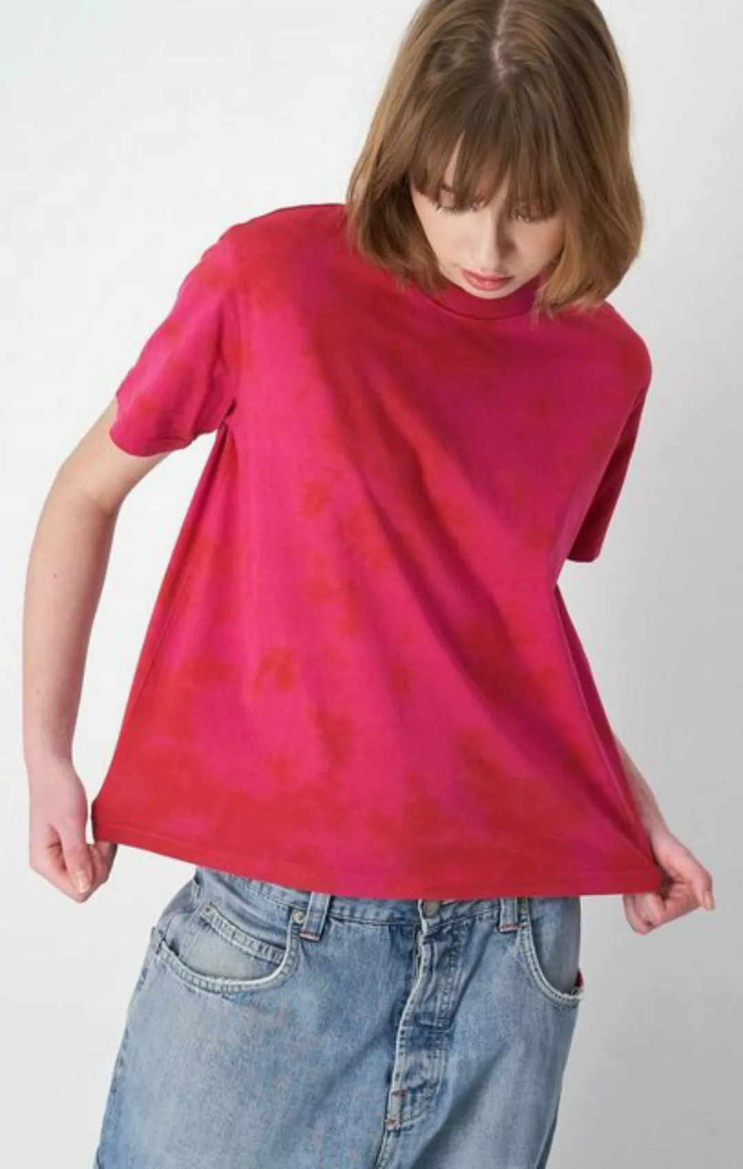 Champion T-Shirt Champion T-Shirt Batik Rot günstig online kaufen