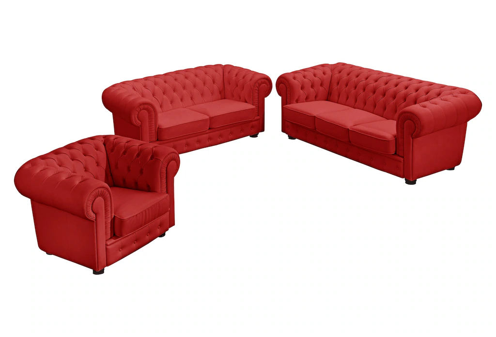 Max Winzer® Chesterfield-Sofa »Windsor«, mit edler Knopfheftung, 2-Sitzer o günstig online kaufen