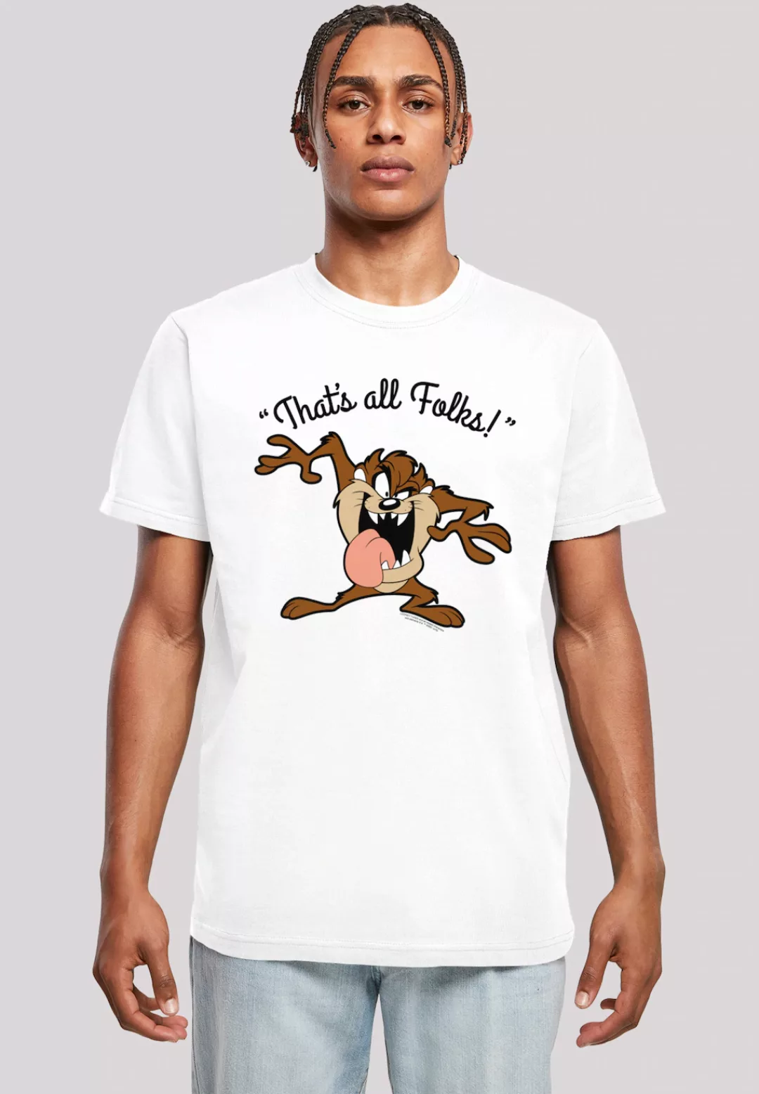 F4NT4STIC T-Shirt "Looney Tunes Taz Thats All Folks", Print günstig online kaufen