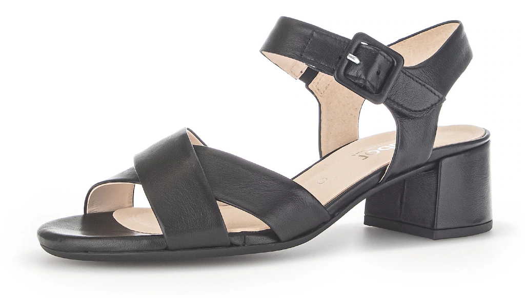 Gabor Sandalette "TUNIS", Sommerschuh, Sandale, Blockabsatz, in Weite G (=w günstig online kaufen