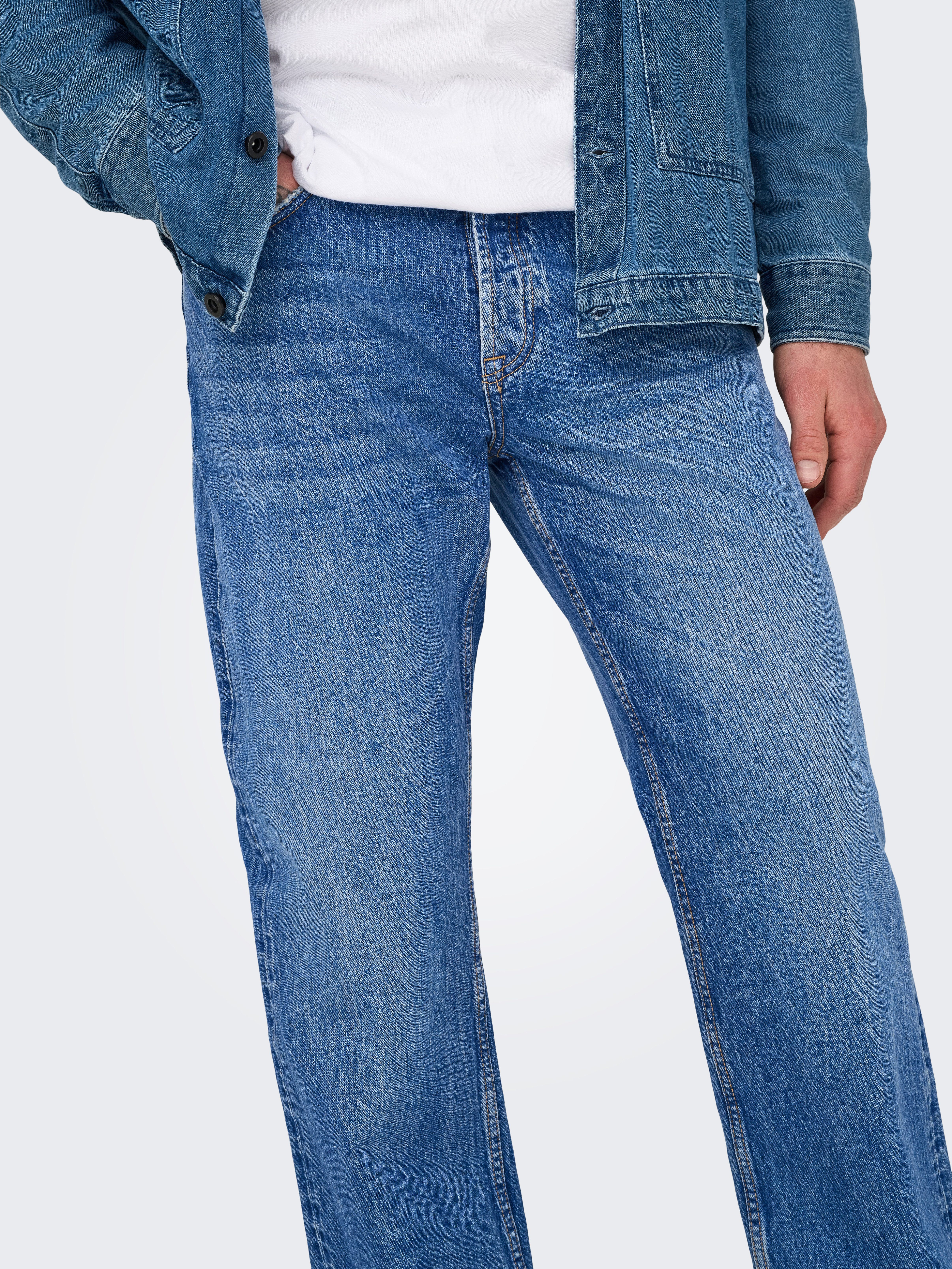 ONLY & SONS Regular-fit-Jeans ONSEDGE STRAIGHT günstig online kaufen