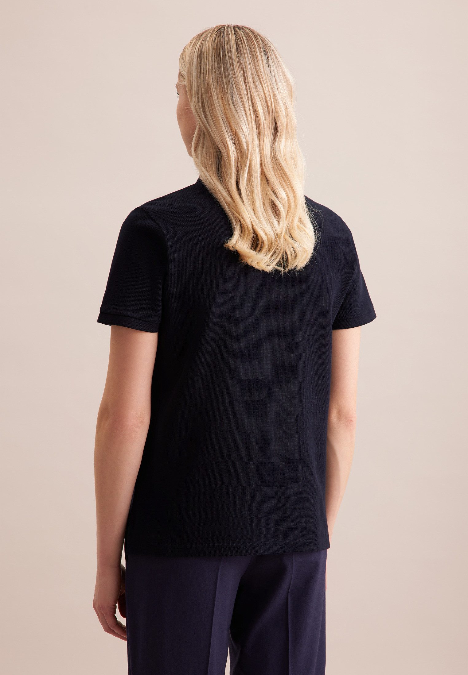 seidensticker Poloshirt Schwarze Rose 1/2 Kragen günstig online kaufen