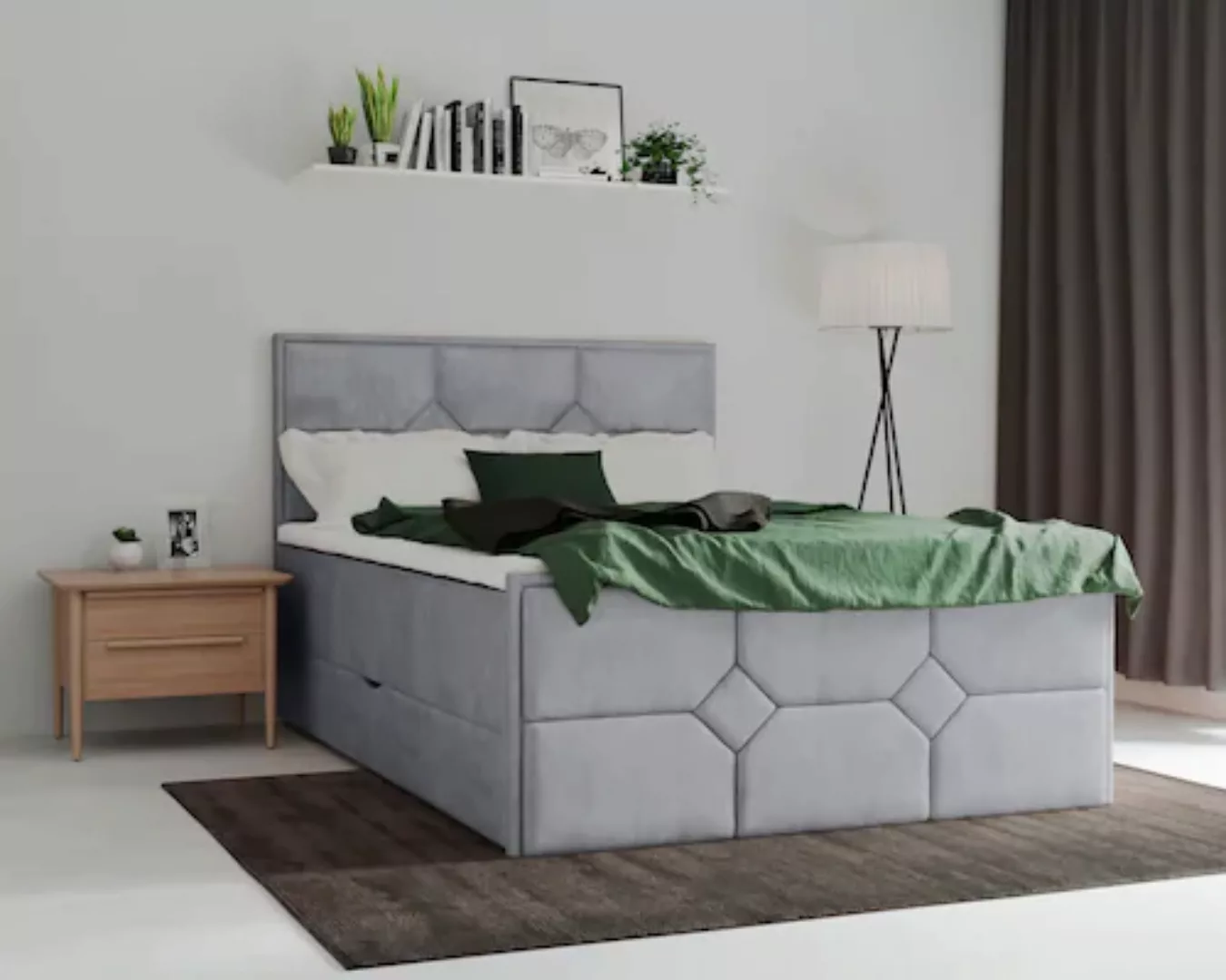 Leonique Boxspringbett "Ambre" günstig online kaufen