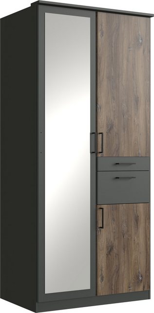 Wimex Drehtürenschrank 90 x 198 x 58 cm (B/H/T) günstig online kaufen