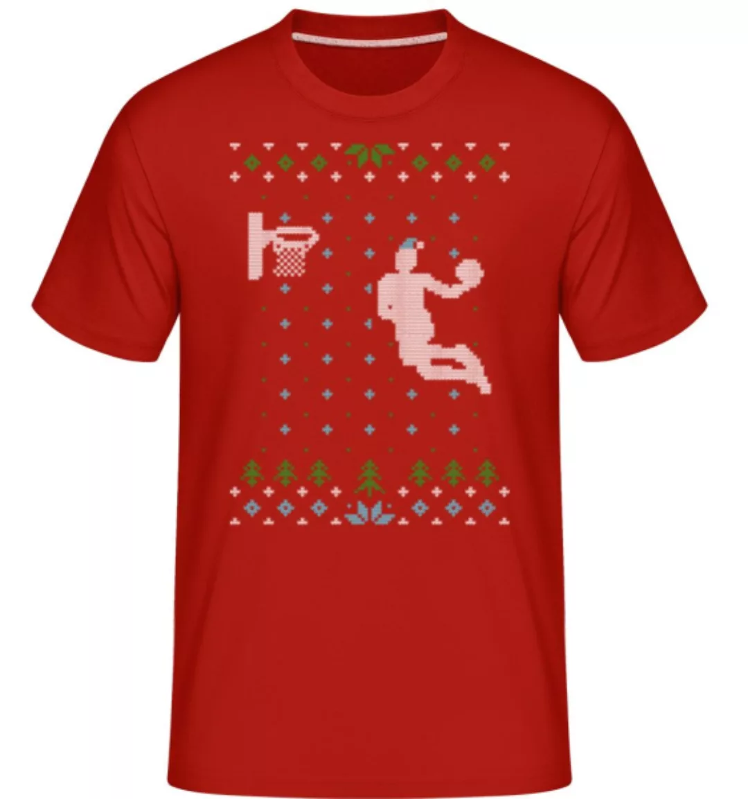 Basketball Dunk Christmas · Shirtinator Männer T-Shirt günstig online kaufen