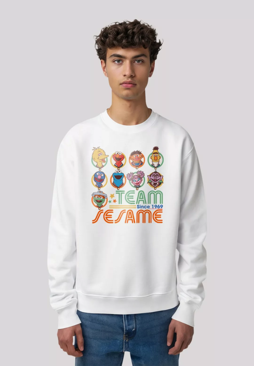 F4NT4STIC Sweatshirt "Sesamstraße Team Since 1969", Premium Qualität günstig online kaufen