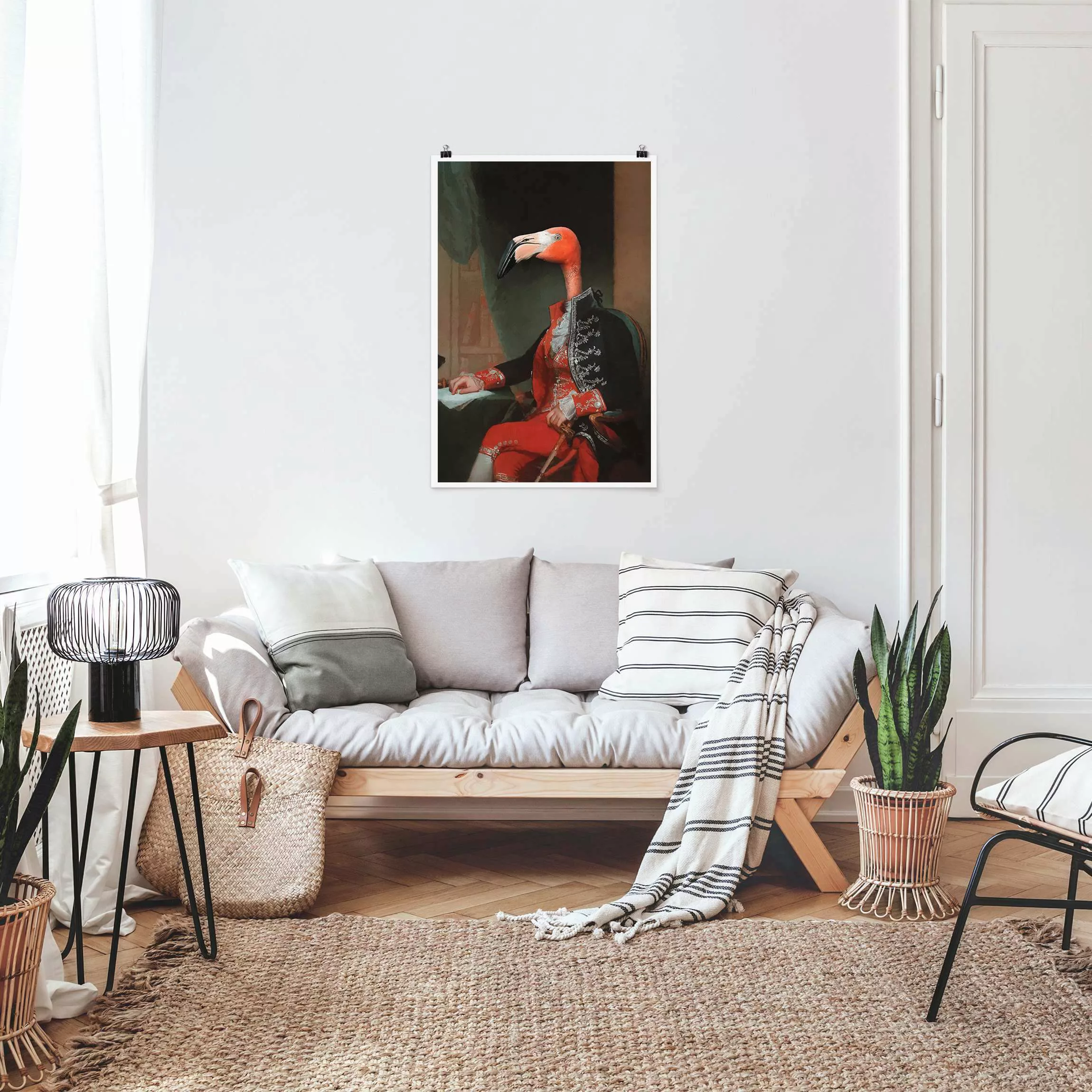 Poster Lord Flamingo günstig online kaufen