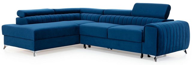 DB-Möbel Ecksofa "Lurence" Schlafsofa Wohnlandschaft Links Rechts Couch Bet günstig online kaufen