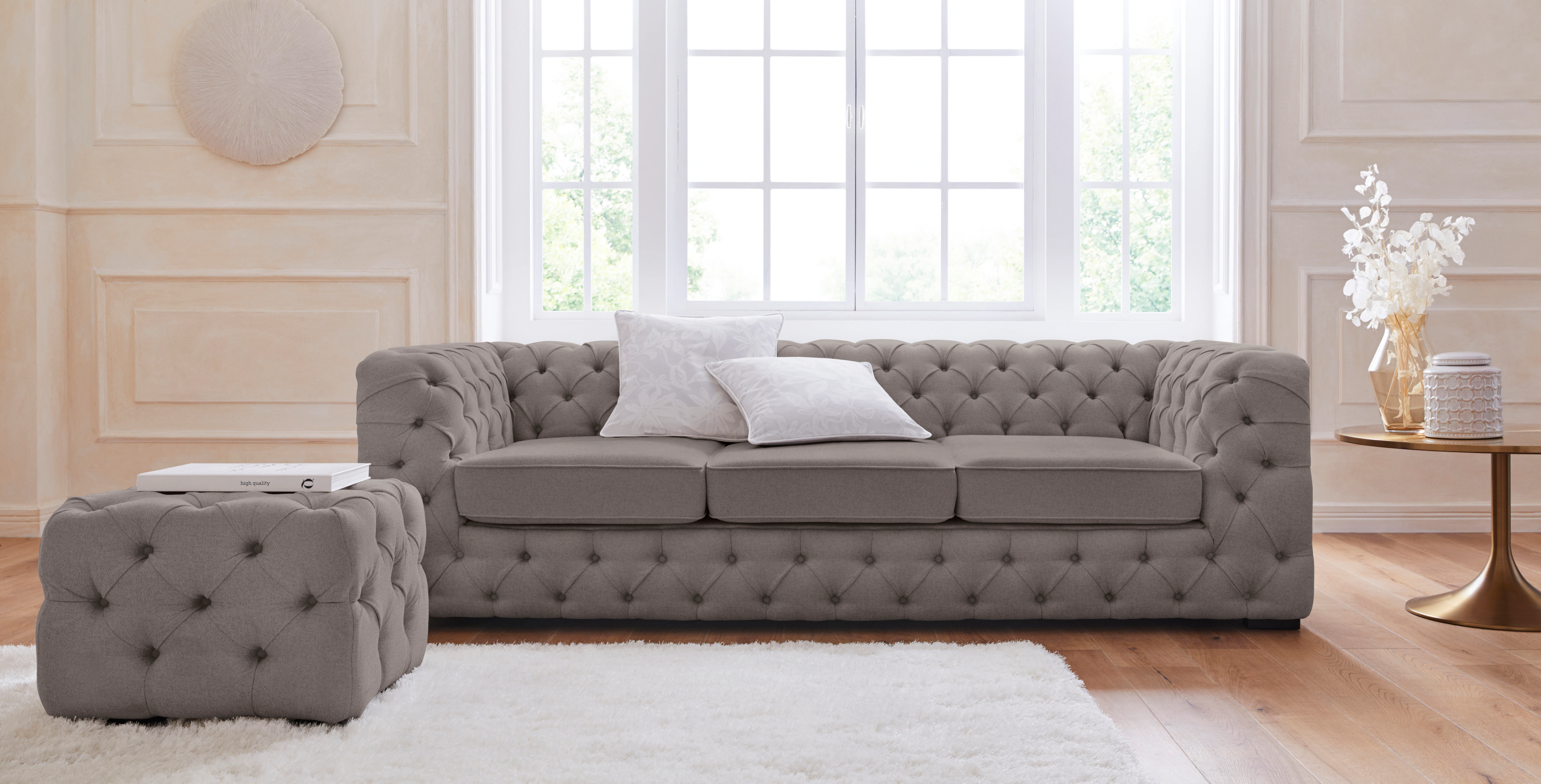 Guido Maria Kretschmer Home&Living Chesterfield-Sofa "Kalina" günstig online kaufen