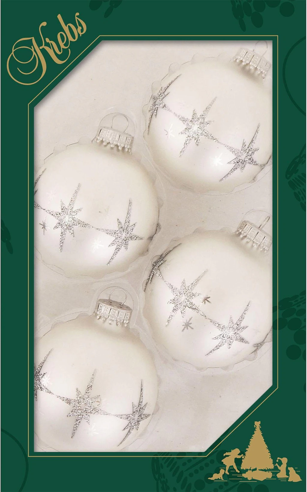 Krebs Glas Lauscha Weihnachtsbaumkugel "Bethlehem-Sterne, Weihnachtsdeko, C günstig online kaufen