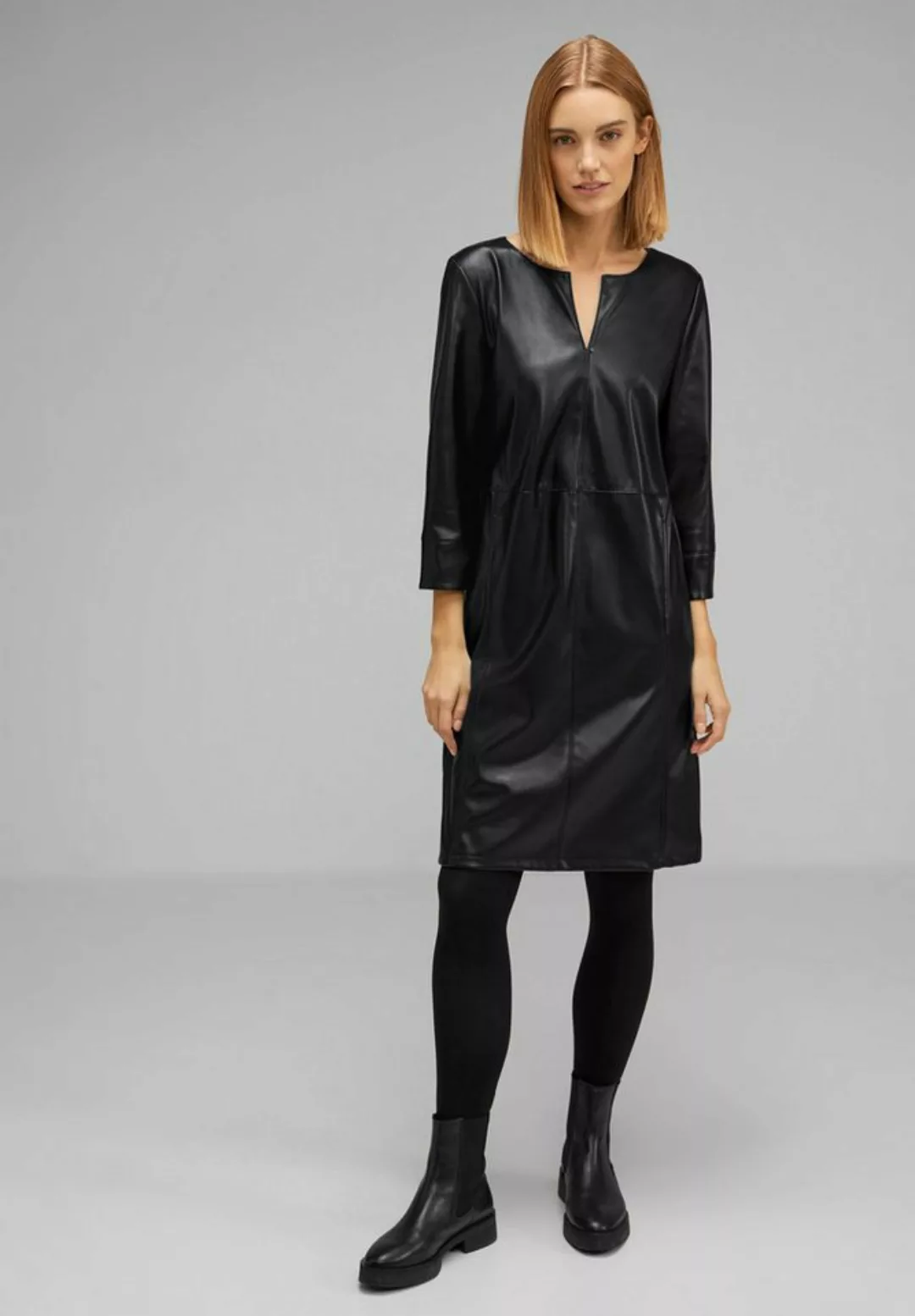 STREET ONE Cocktailkleid in Unifarbe günstig online kaufen