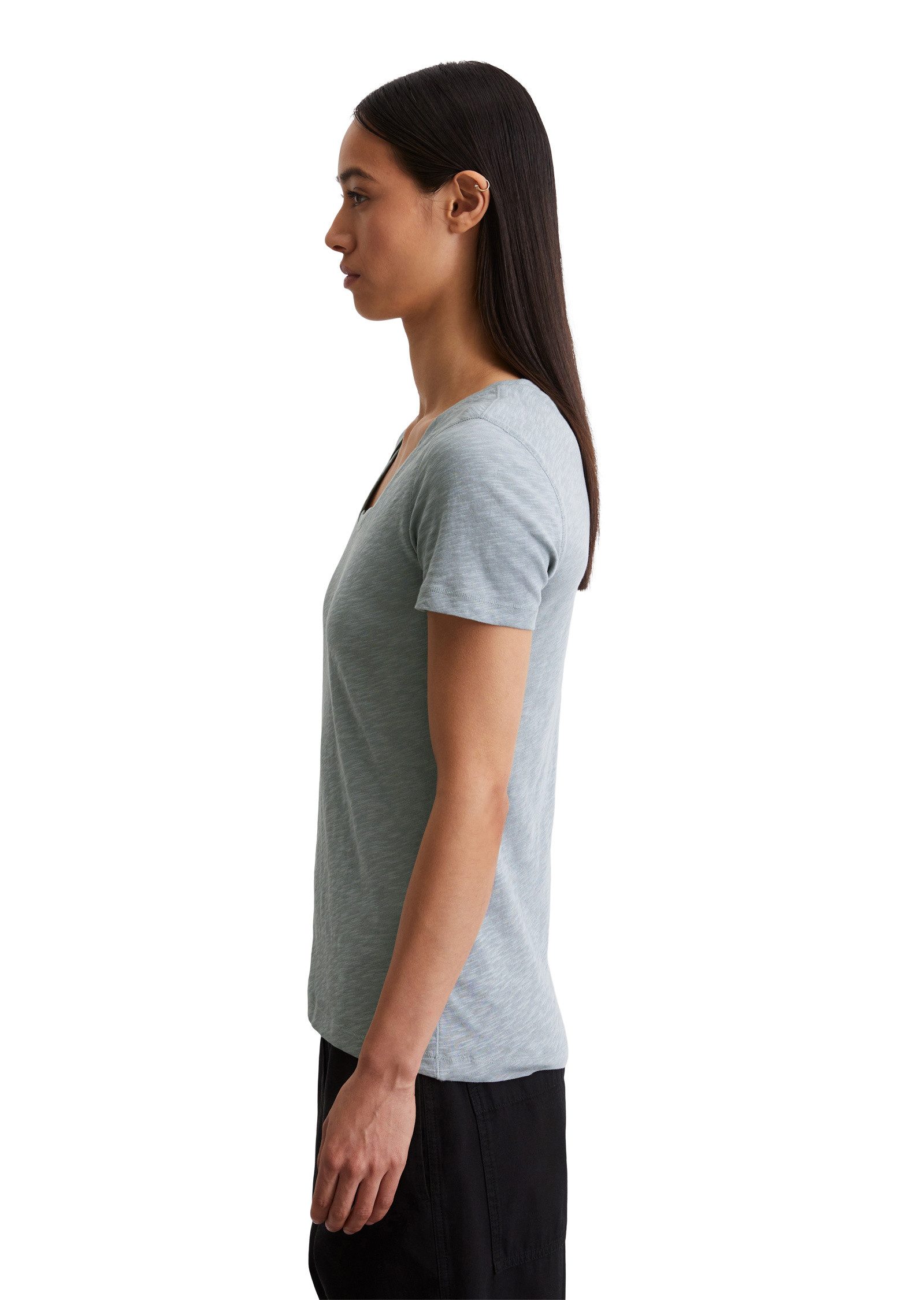 Marc OPolo T-Shirt "mit getwistetem Ausschnitt" günstig online kaufen