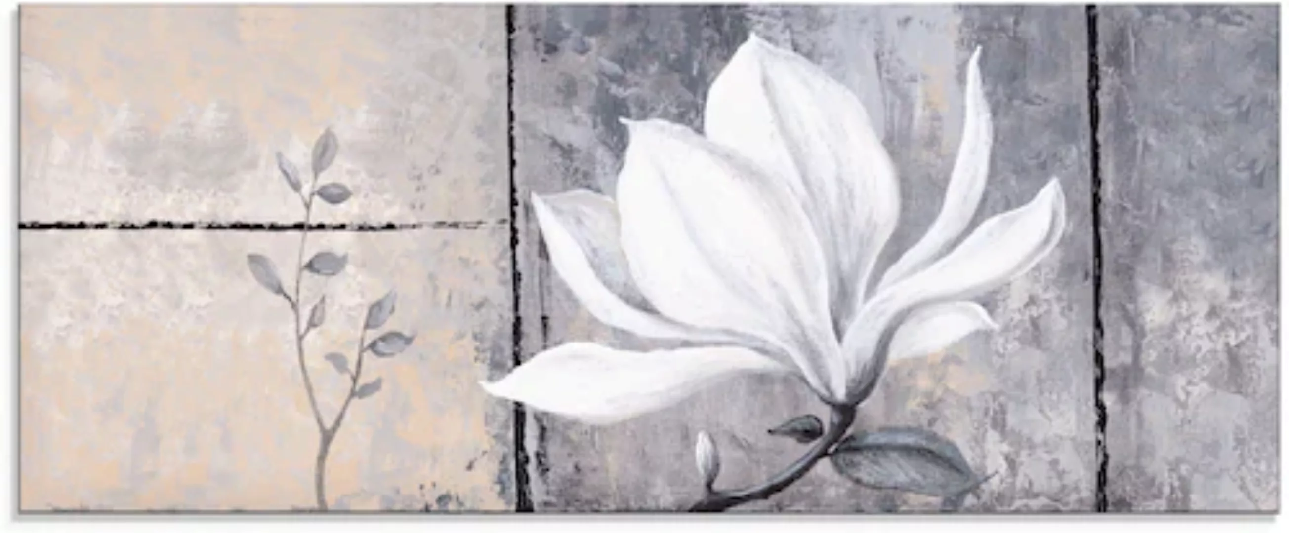 Artland Glasbild "Klassische Magnolie", Blumen, (1 St.), in verschiedenen G günstig online kaufen