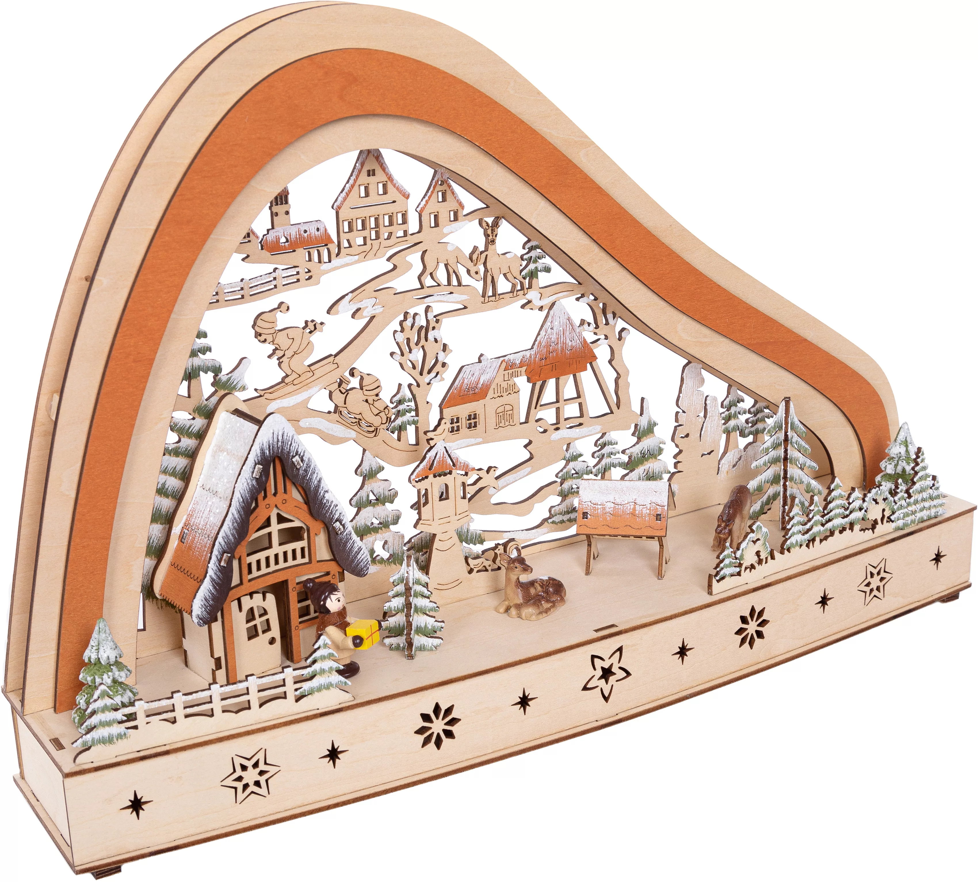 Myflair Möbel & Accessoires Weihnachtsdorf »Weihnachtsdeko«, mit LED Beleuc günstig online kaufen