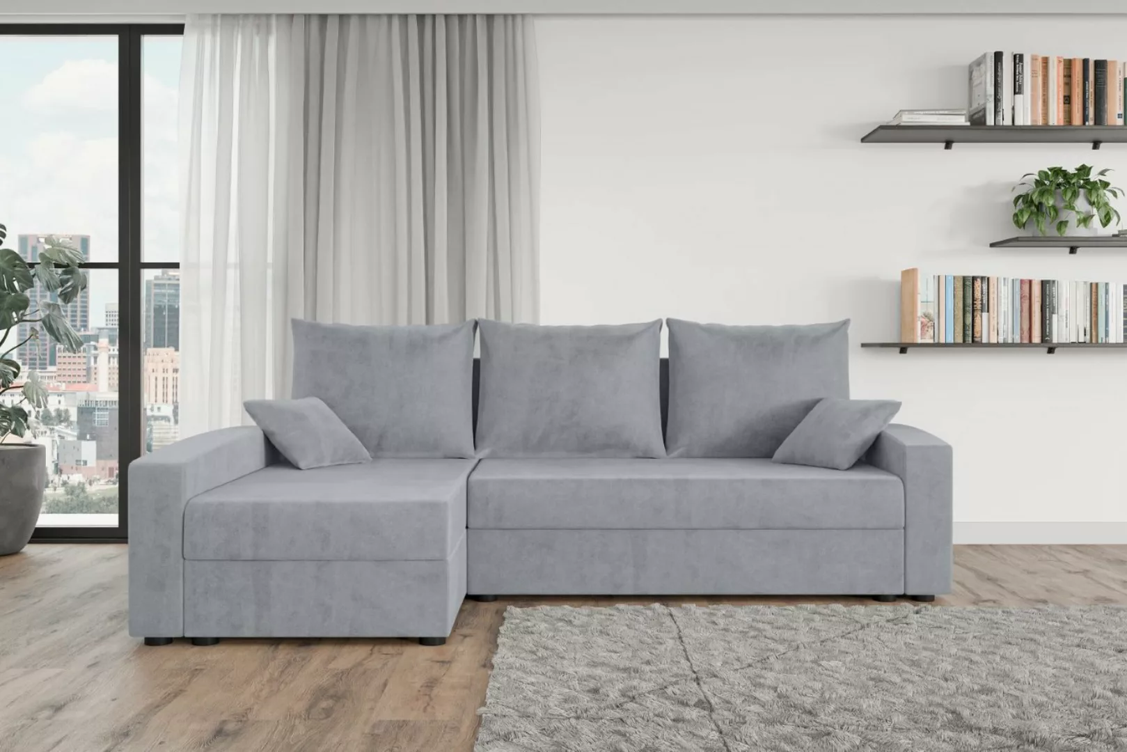 ALTDECOR Ecksofa RAVENA-L, Couch mit Schlaffunktion, Stauraum Wohnlandschaf günstig online kaufen