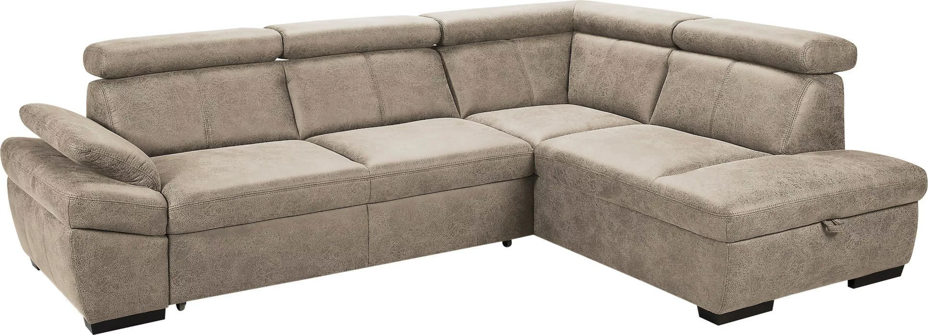 exxpo - sofa fashion Ecksofa Salerno, klassisch modernes Funktionssofa, hoh günstig online kaufen