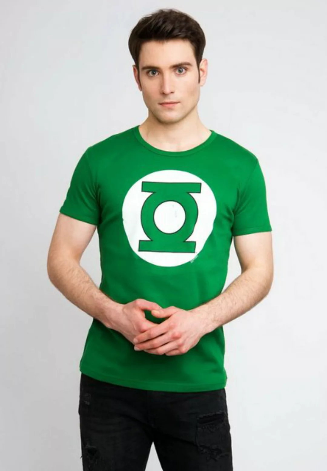 LOGOSHIRT T-Shirt "DC - Green Lantern Logo", mit Green-Lantern-Logo günstig online kaufen