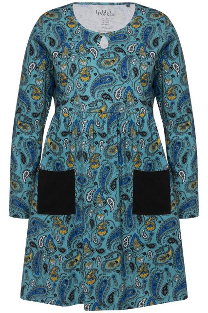 Ulla Popken Longshirt Longshirt A-Line Paisleymuster Langarm günstig online kaufen