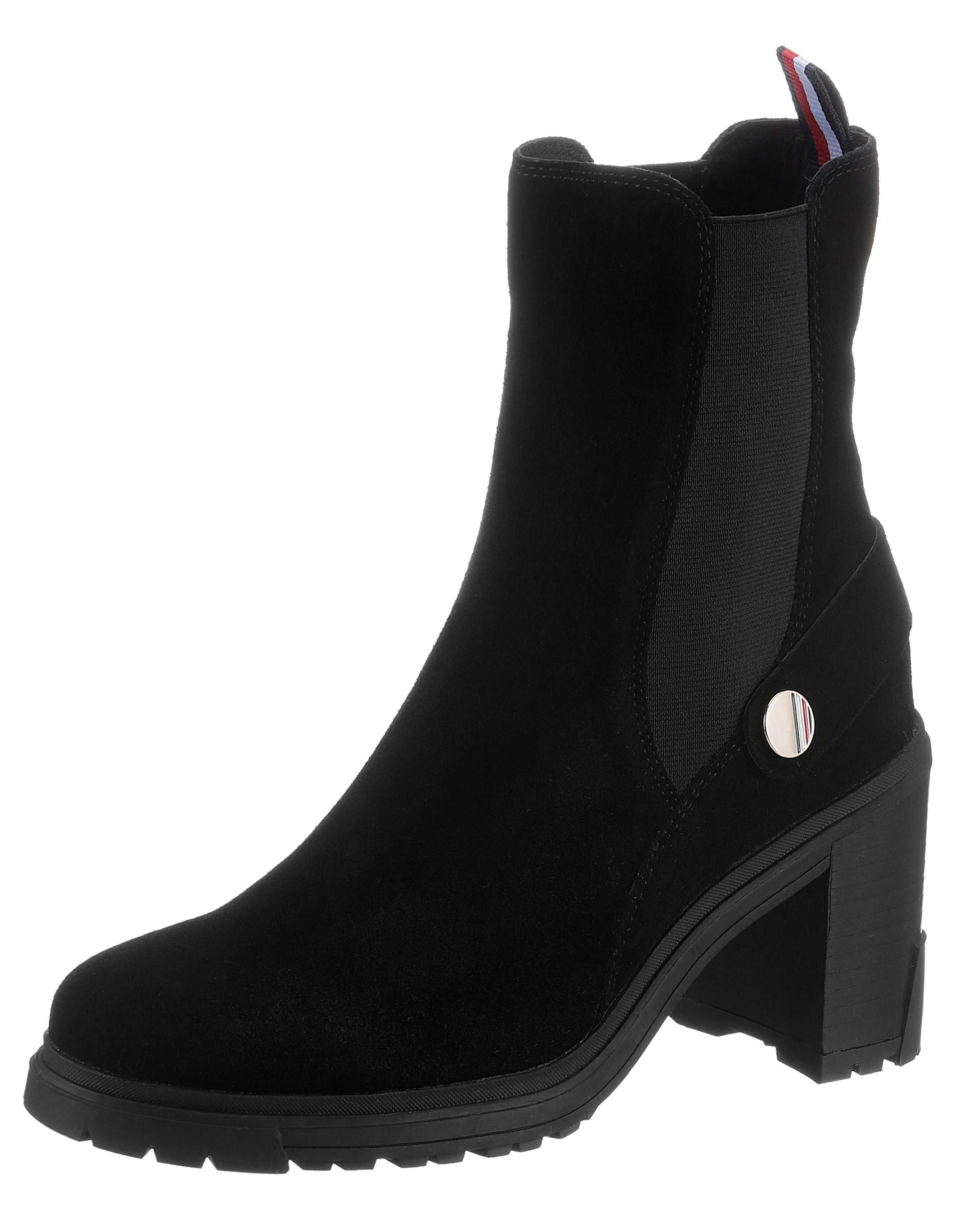 Tommy Hilfiger Chelseaboots "OUTDOOR HIGH HEEL BOOT", mit Zierriegel günstig online kaufen