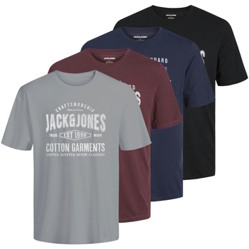 Jack & Jones  T-Shirt T-Shirt SIMON Kurzarmshirt 5er Pack günstig online kaufen