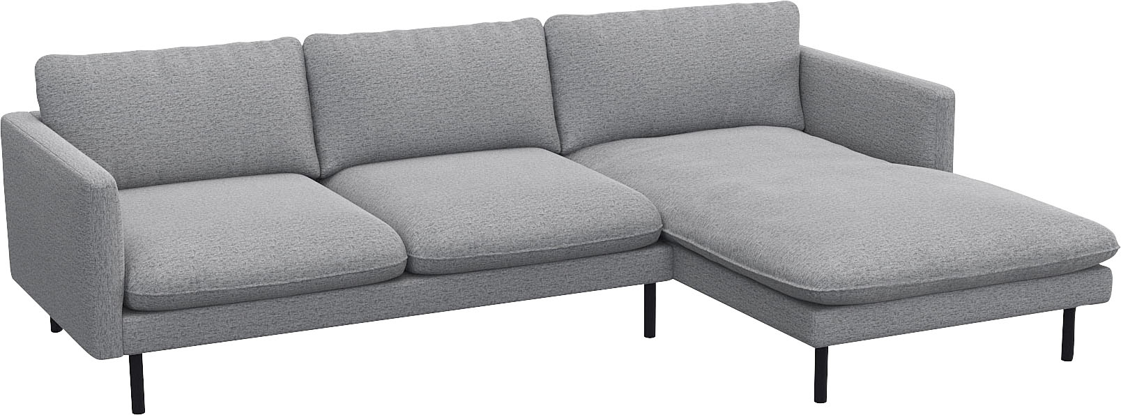 FLEXLUX Ecksofa »Bolzano, elegant und bequem, L-Form«, Sitzaufbau mit Kalts günstig online kaufen