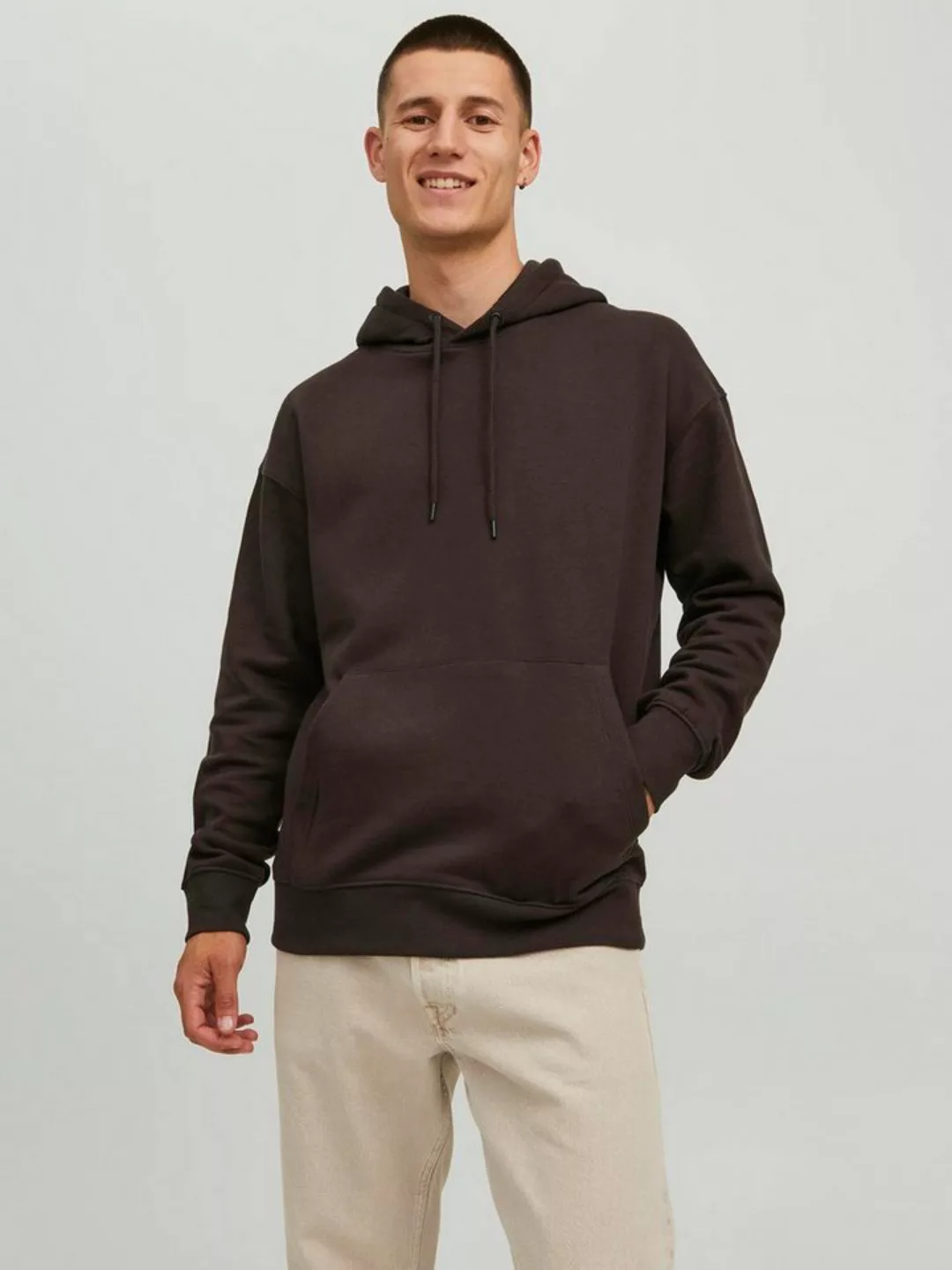 Jack & Jones Kapuzensweatshirt JJESTAR BASIC SWEAT HOOD NOOS mit Rippbündch günstig online kaufen