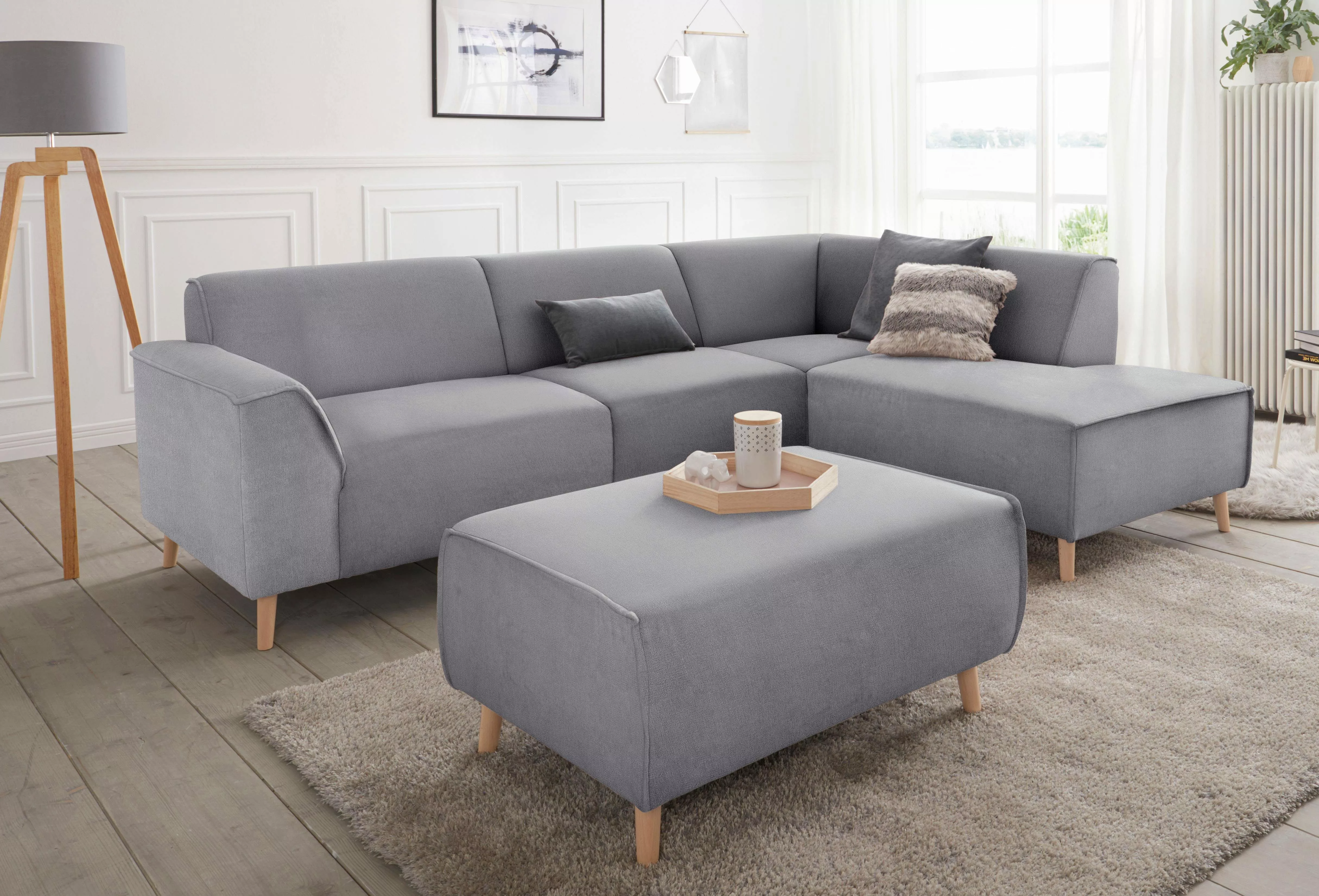 andas Ecksofa "Janek Scandic Design, elegant und zeitlos, L-Form", mit Fede günstig online kaufen