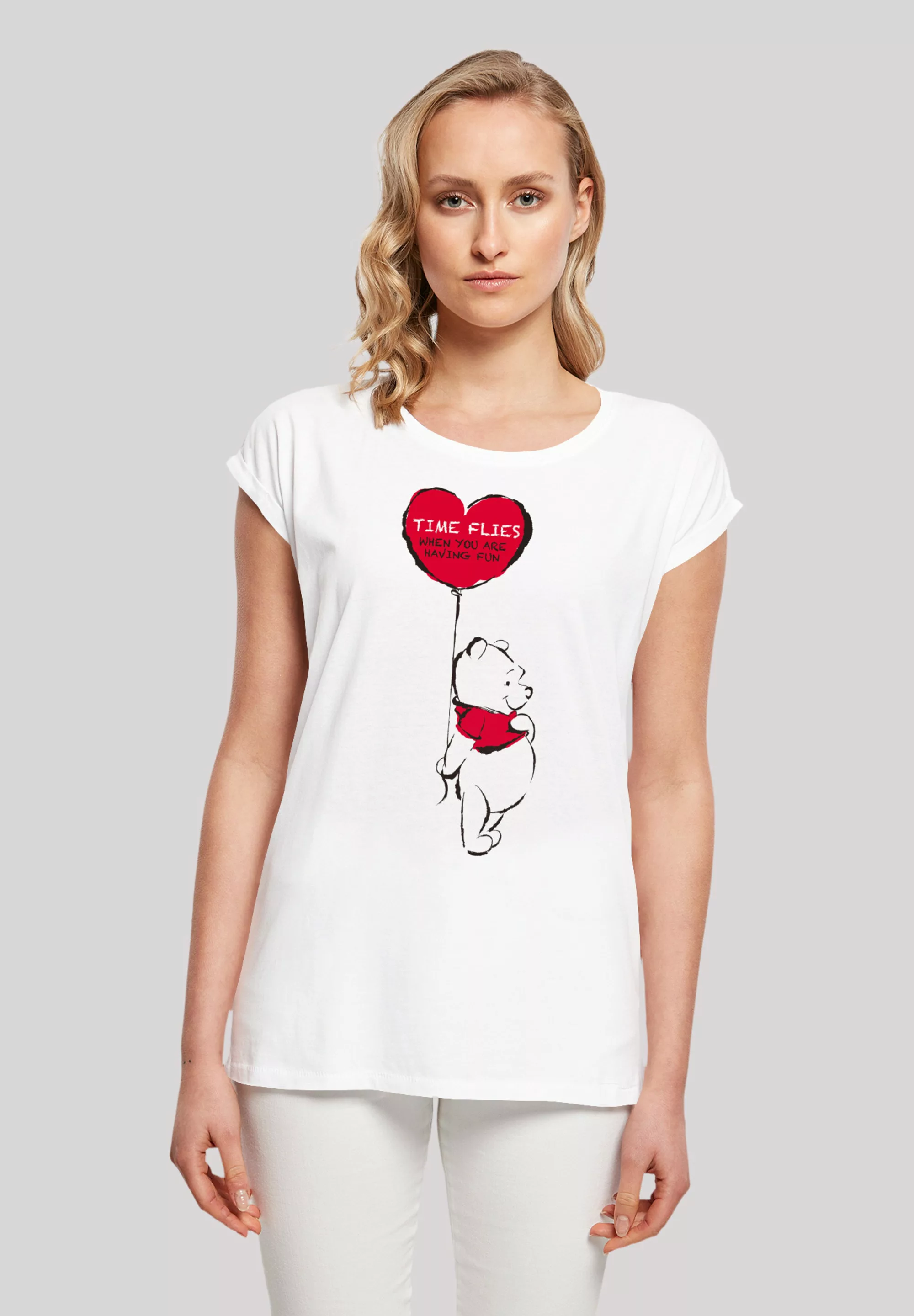 F4NT4STIC T-Shirt "Disney Winnie Puuh Time Flies" günstig online kaufen