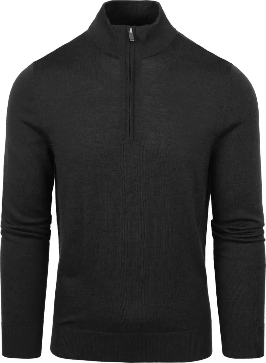 Suitable Merino Half Zip Pullover Anthrazit - Größe XXL günstig online kaufen