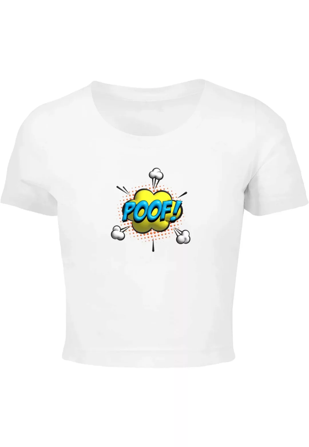 Merchcode T-Shirt "Merchcode Damen Ladies POOF Comic Cropped Tee" günstig online kaufen